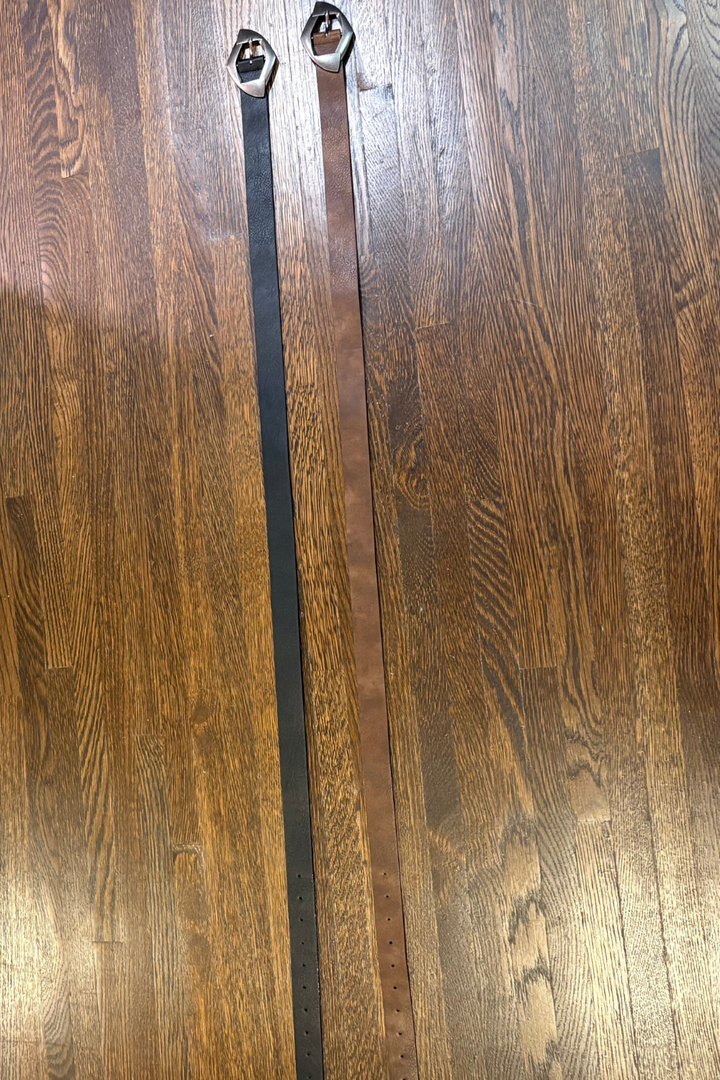 Industrial Belt with Silver Hardware - FINAL SALE