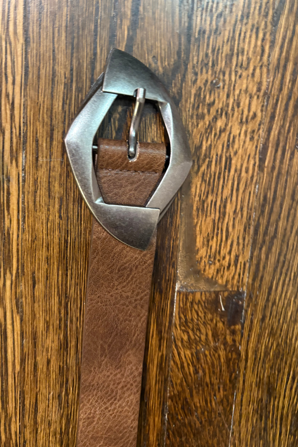 Industrial Belt with Silver Hardware - FINAL SALE