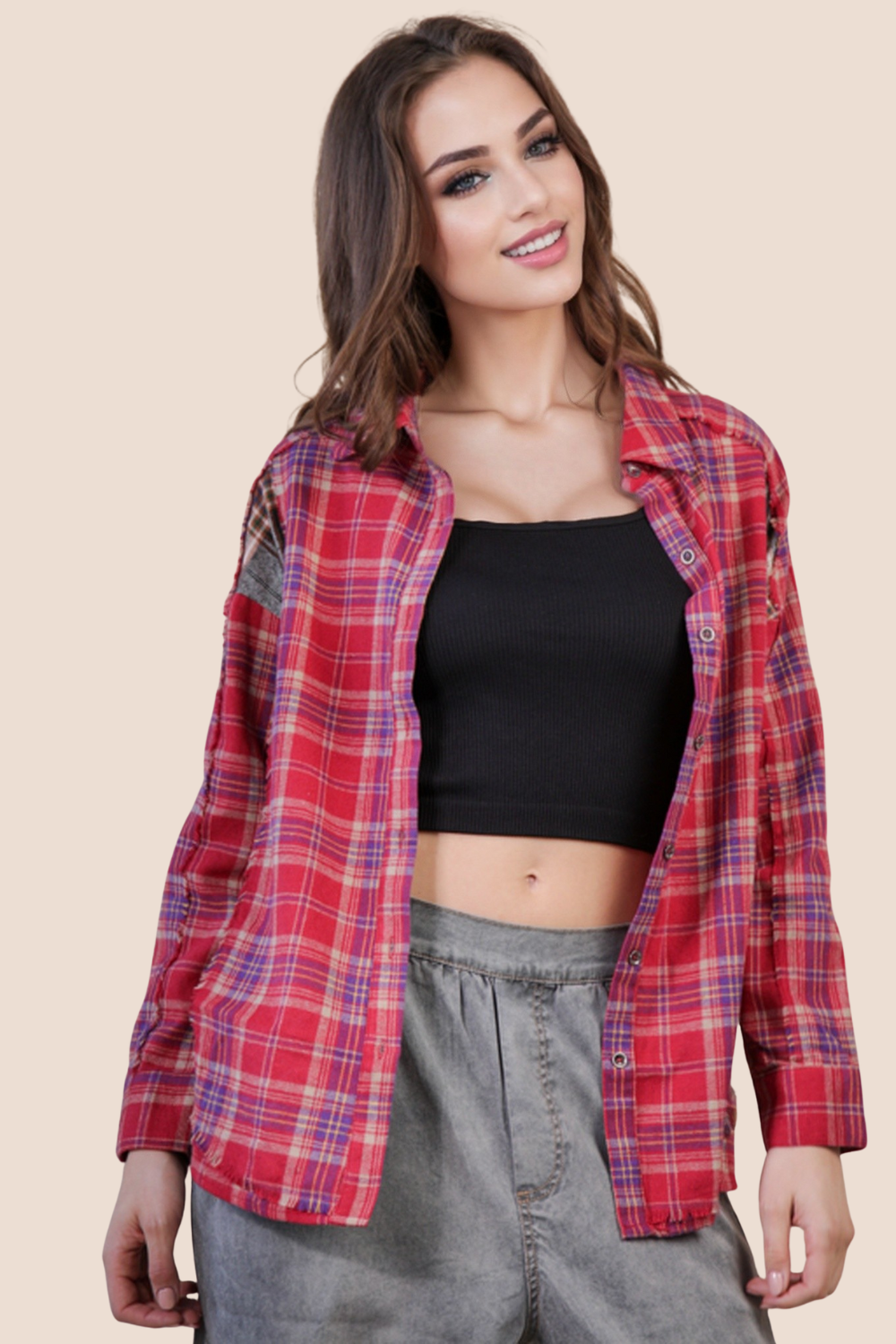 Briar Long Sleeve Flannel Top