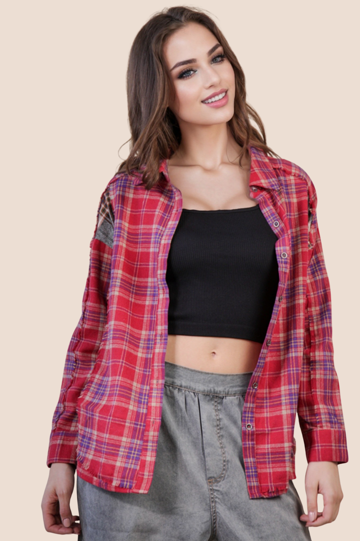 Briar Long Sleeve Flannel Top