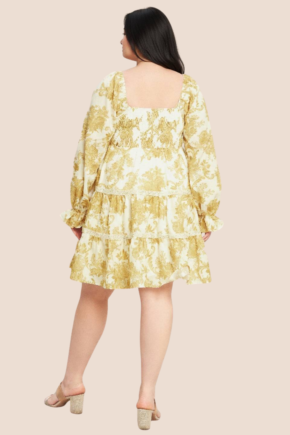 Ada Woven Dress with Smocked Back