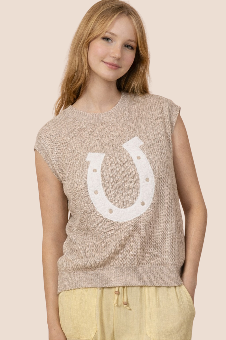 Arizona Horseshoe Sweater Vest