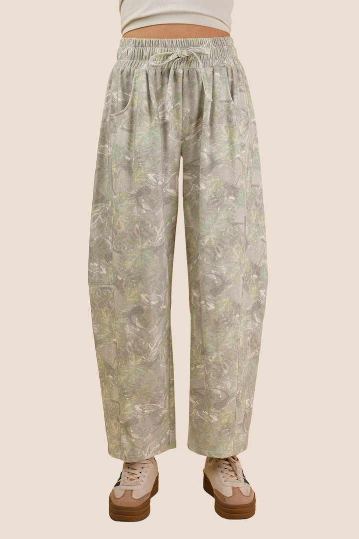 Candy Camo Barrel Pants