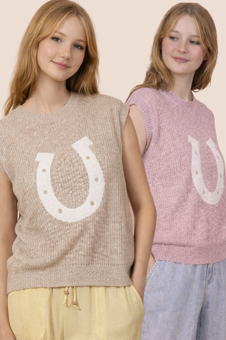 Arizona Horseshoe Sweater Vest