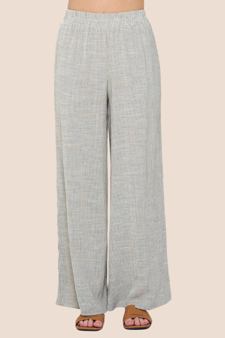 Raya Striped Wide Leg Pants