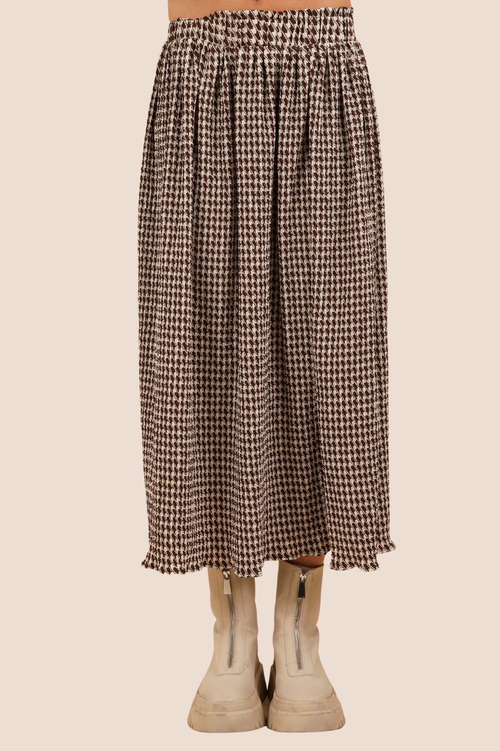 Bristol Gingham Maxi Skirt
