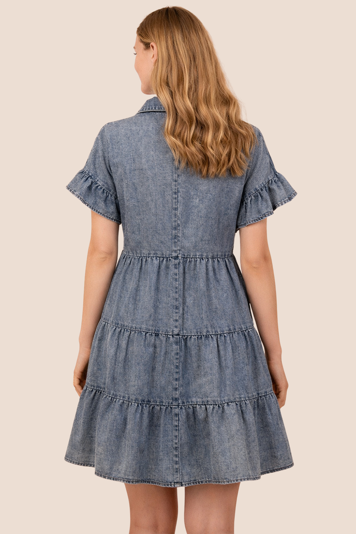 Magnolia Short Sleeve Denim Dress