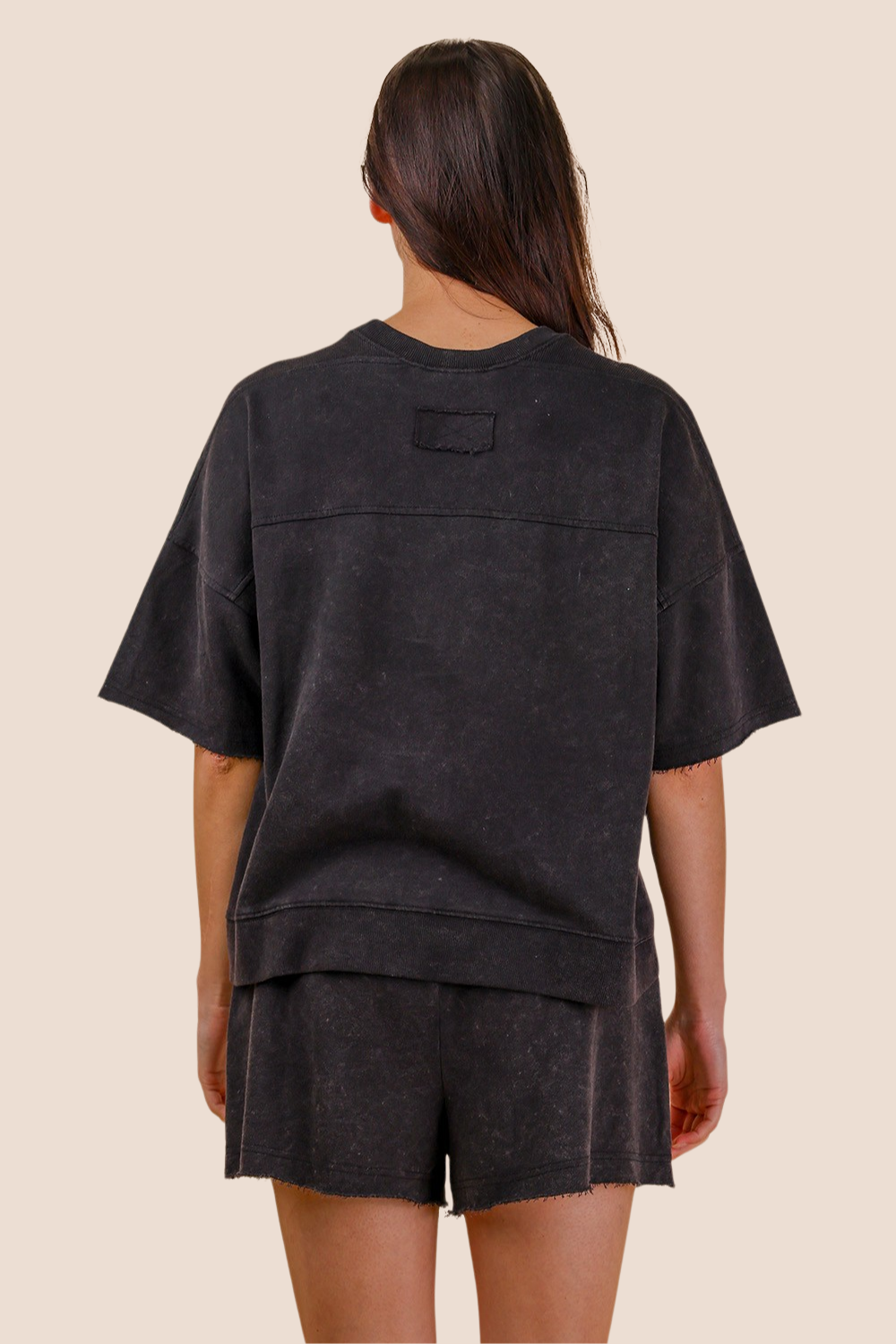 Lyla Mineral Washed Casual Top