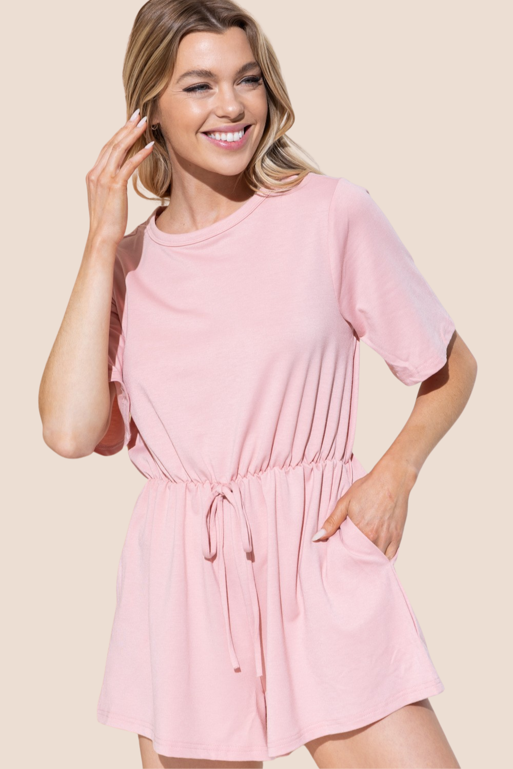 Annie Short Sleeve Romper