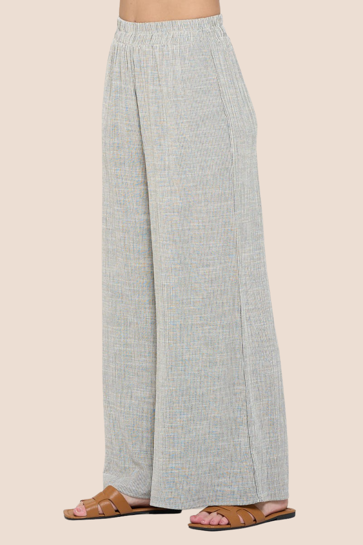 Raya Striped Wide Leg Pants