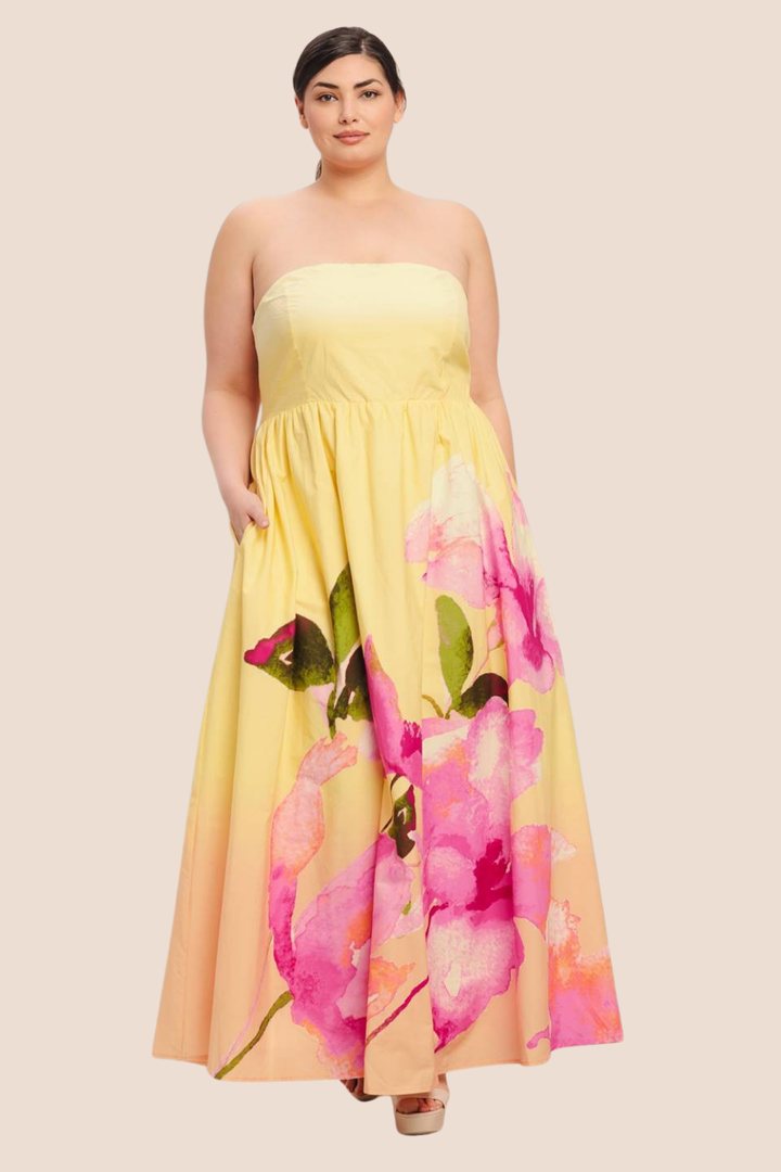 Valentina Printed Woven Maxi Dress