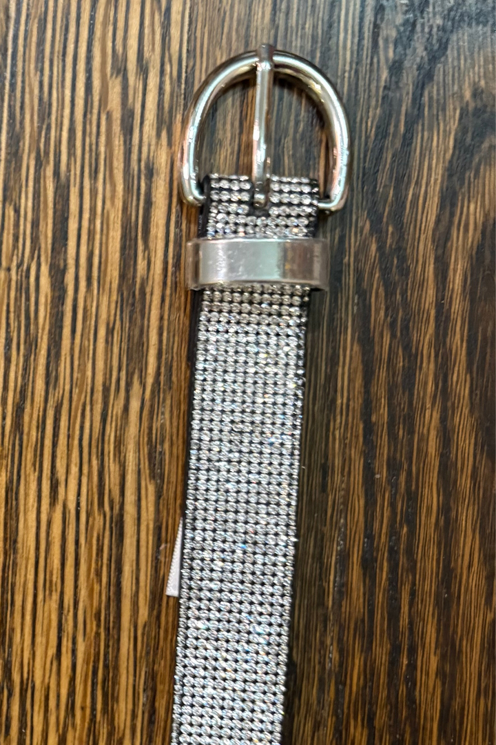 Basic Skinny Belt with Rounded Hardware - FINAL SALE