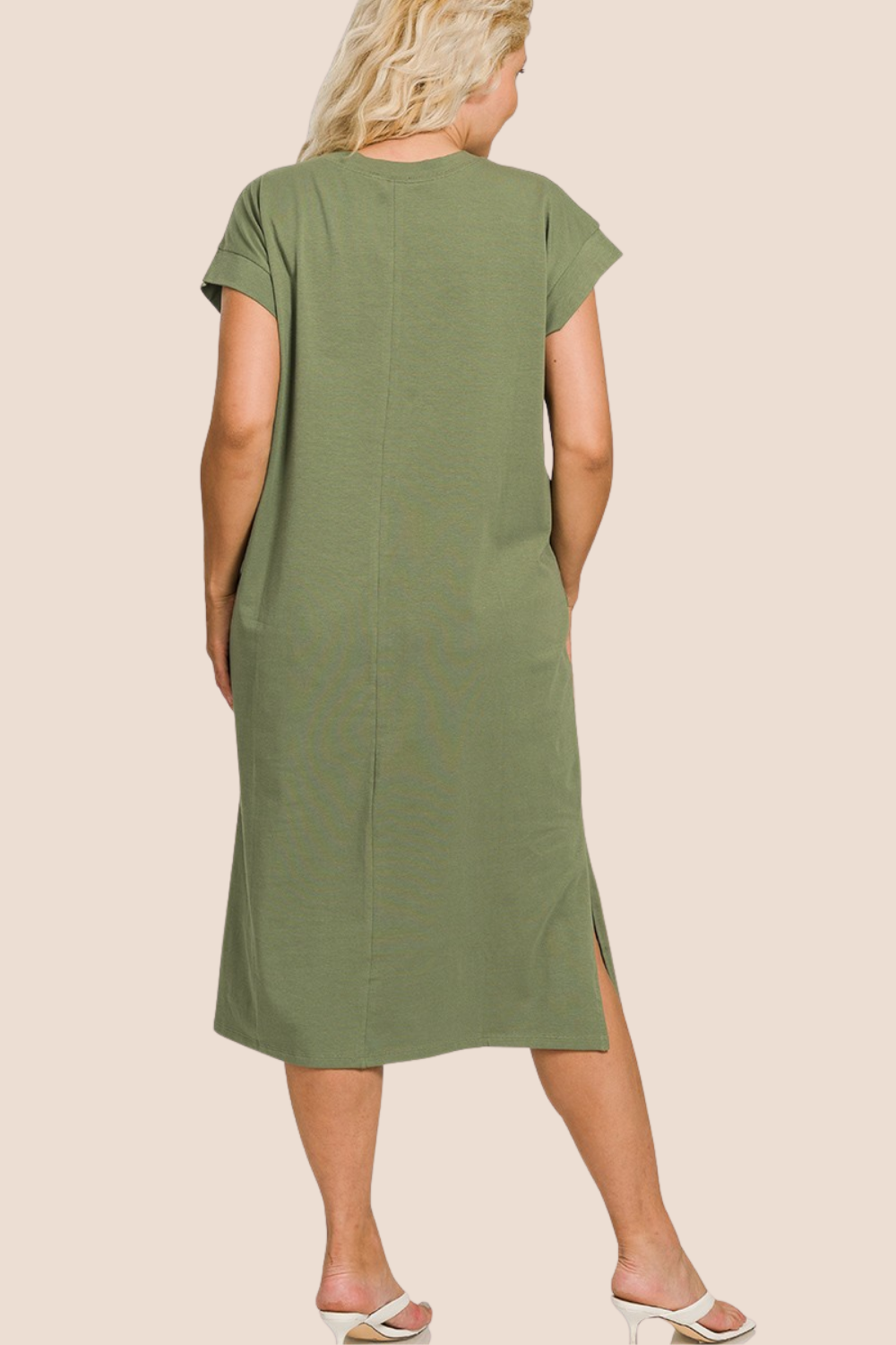 Thea Short Sleeve Midi T-Shirt Dress