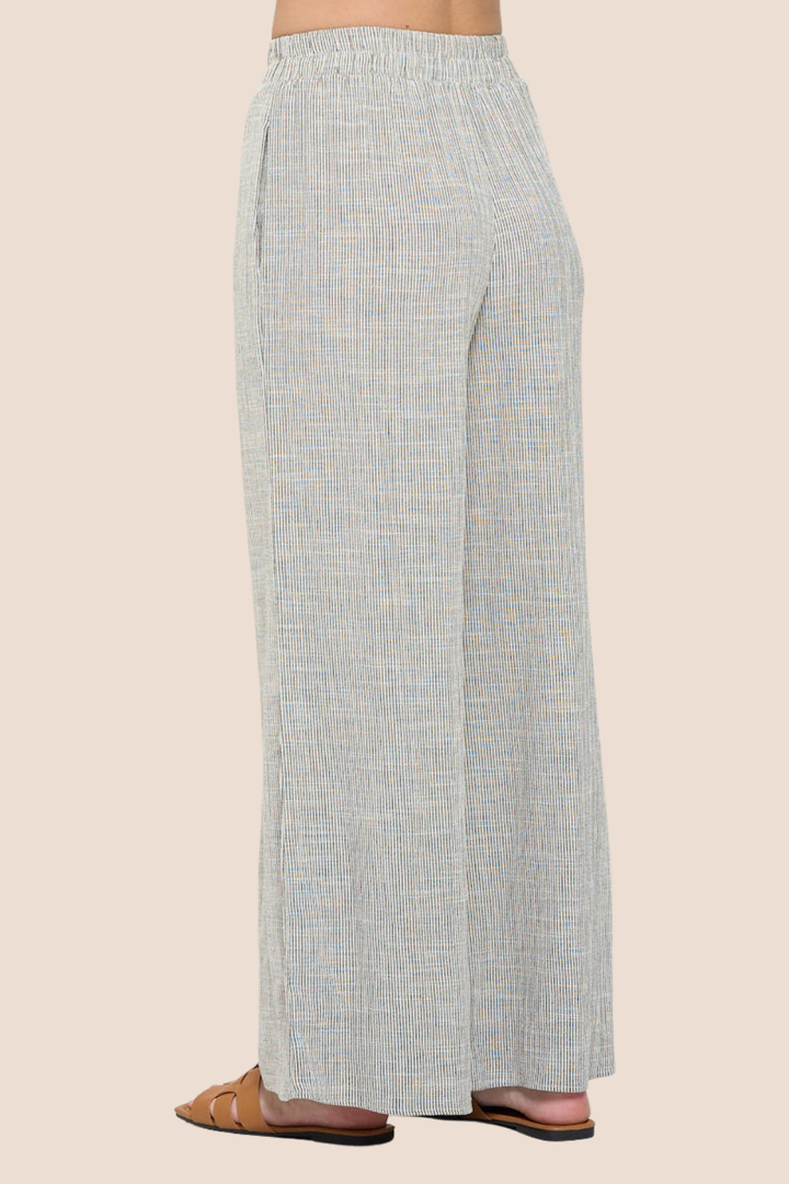 Raya Striped Wide Leg Pants
