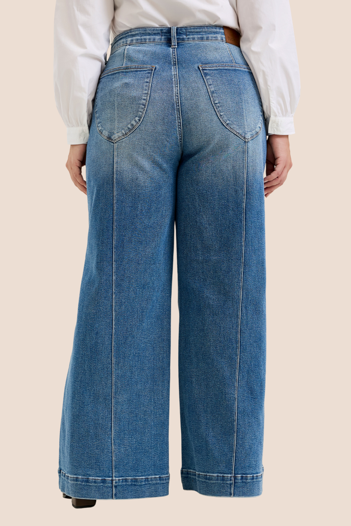 Liza Palazzo High Waisted Palazzo Judy Blue Jeans