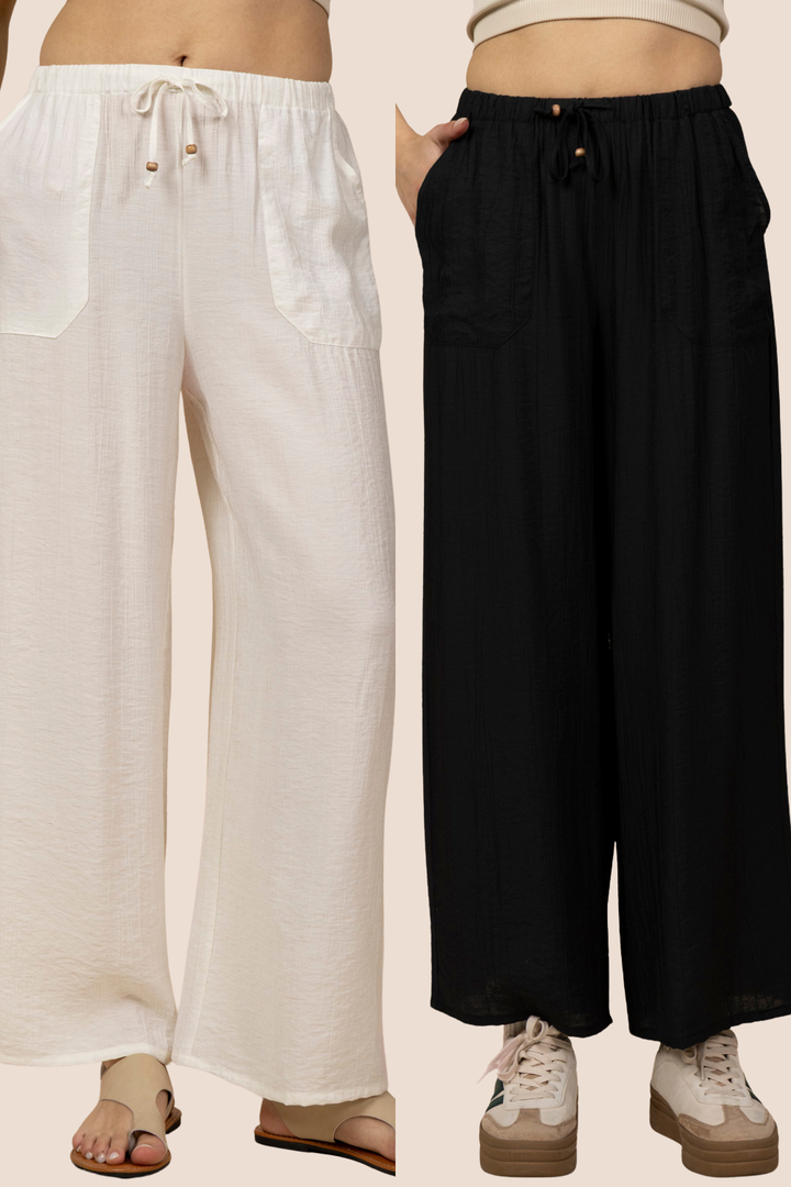 Solana Wide Leg Woven Pants