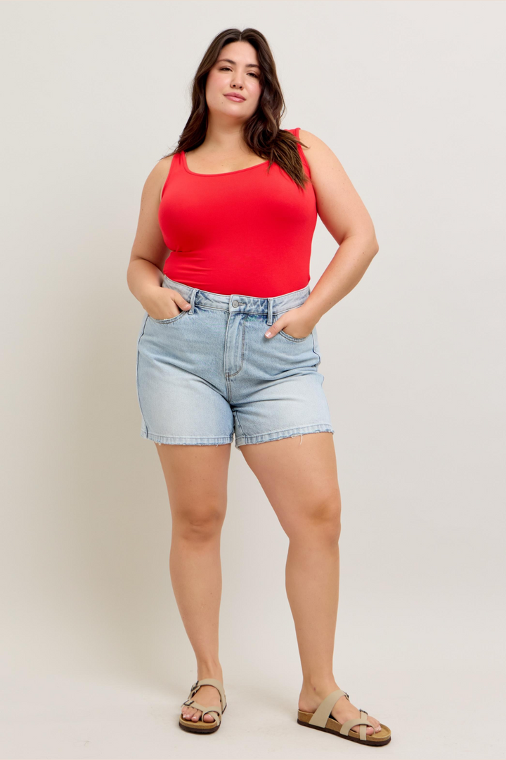 Noelle High Waisted Rigid Magic Judy Blue Shorts