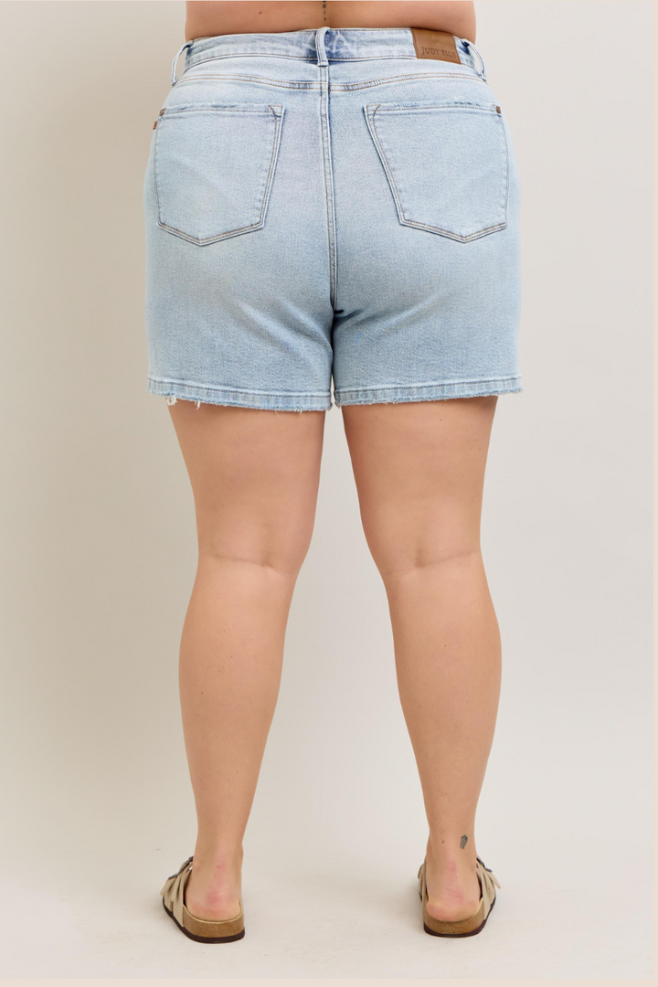 Noelle High Waisted Rigid Magic Judy Blue Shorts