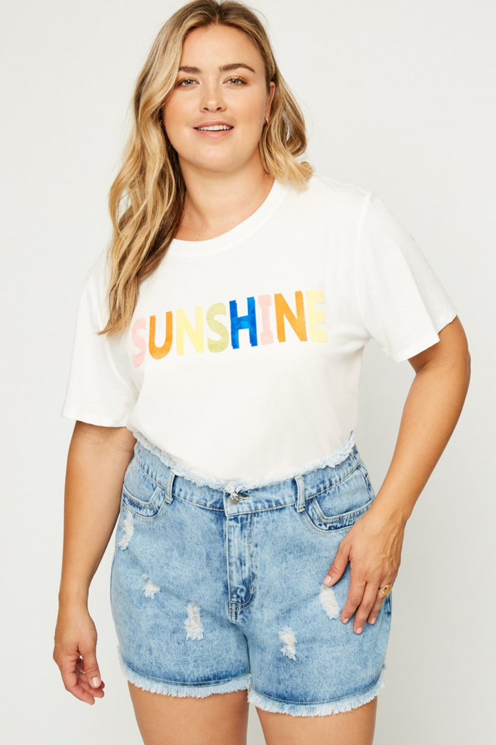 Andrea Sunshine T-Shirt in White