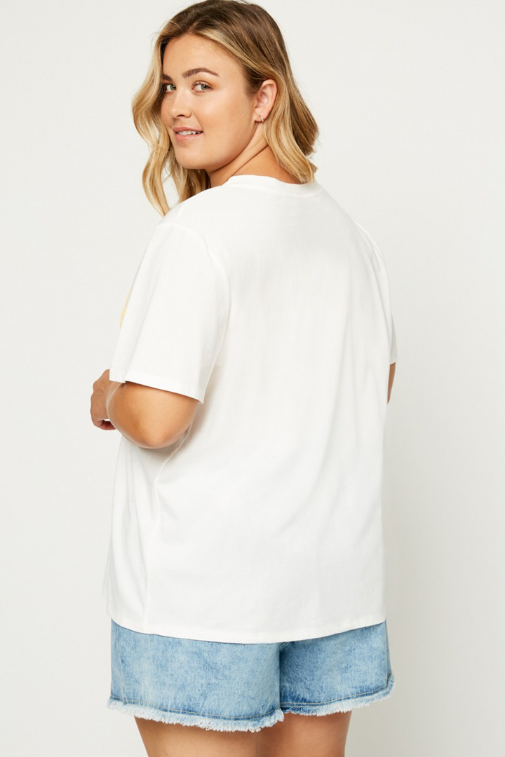 Andrea Sunshine T-Shirt in White