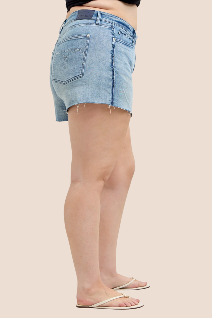 Rosie High Waisted Rigid Magic Cut Off Judy Blue Shorts (Online Exclusive)