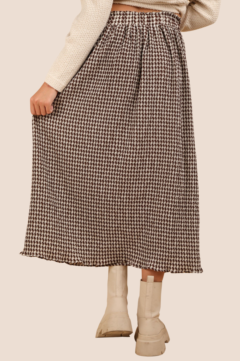 Bristol Gingham Maxi Skirt