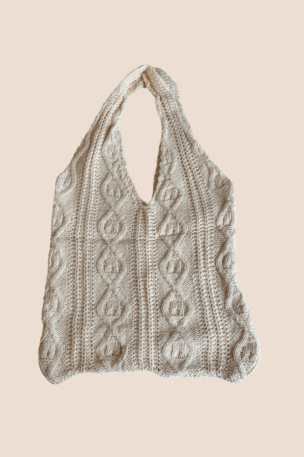 Dahlia Crochet Tote Bag with Flowers