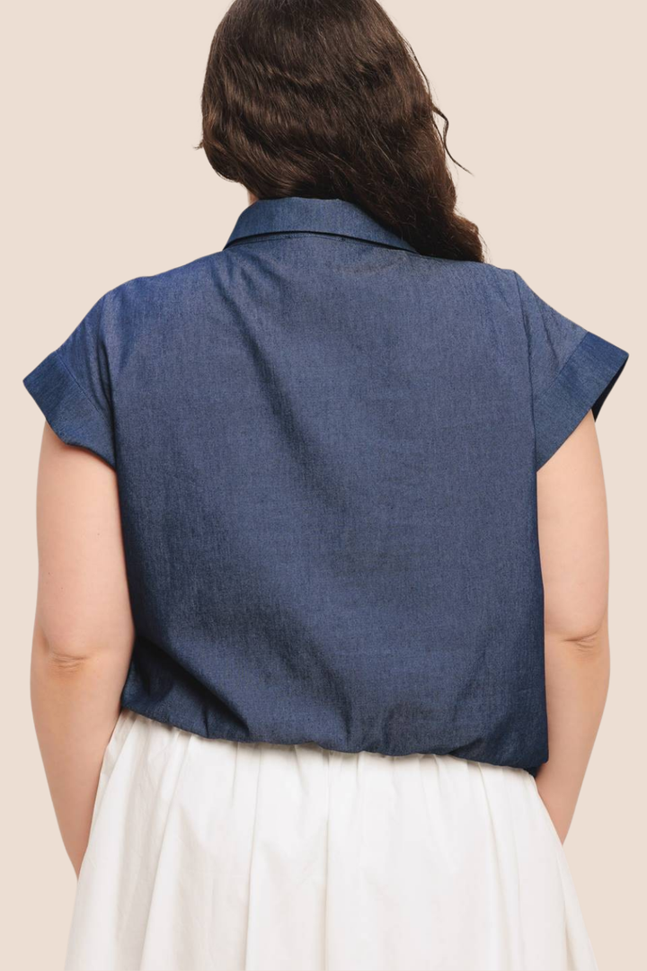 Juliette Embroidered Short Sleeve Top