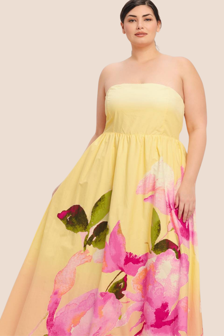 Valentina Printed Woven Maxi Dress