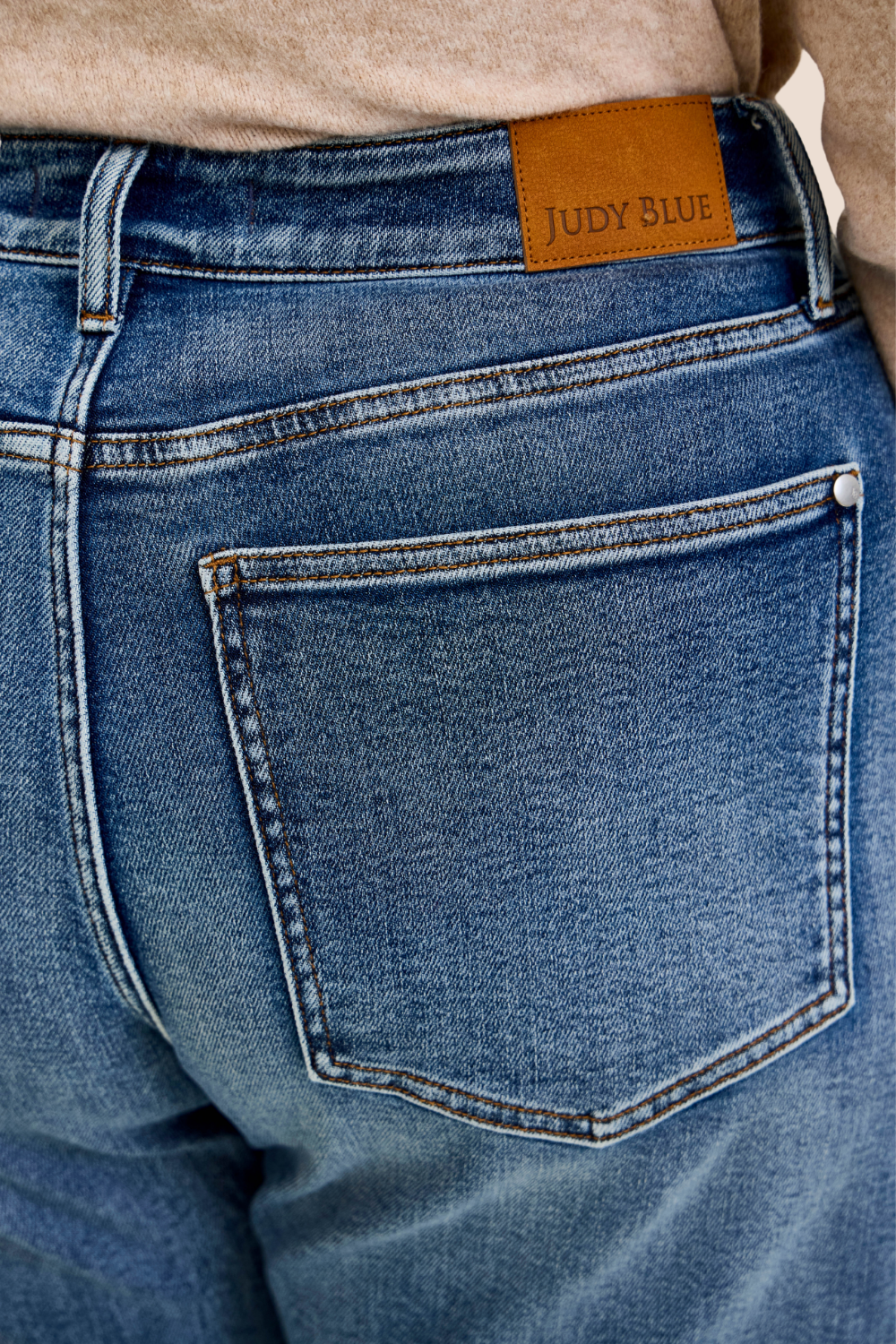 Marlow High Waisted Petite Rigid Magic Dark Wash Weathered Indigo Judy Blue Jeans