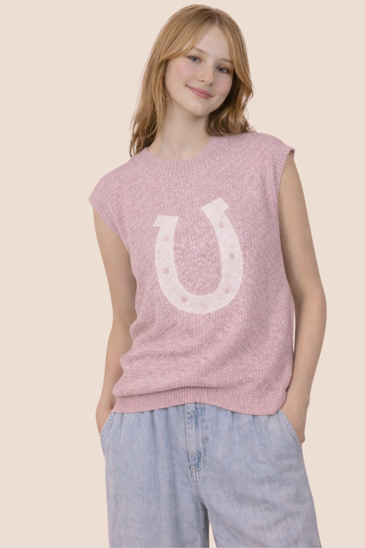 Arizona Horseshoe Sweater Vest