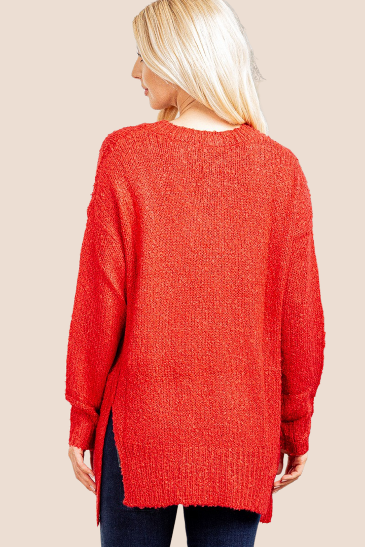 Austin V-Neck Sweater Top