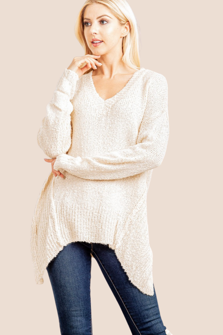 Austin V-Neck Sweater Top