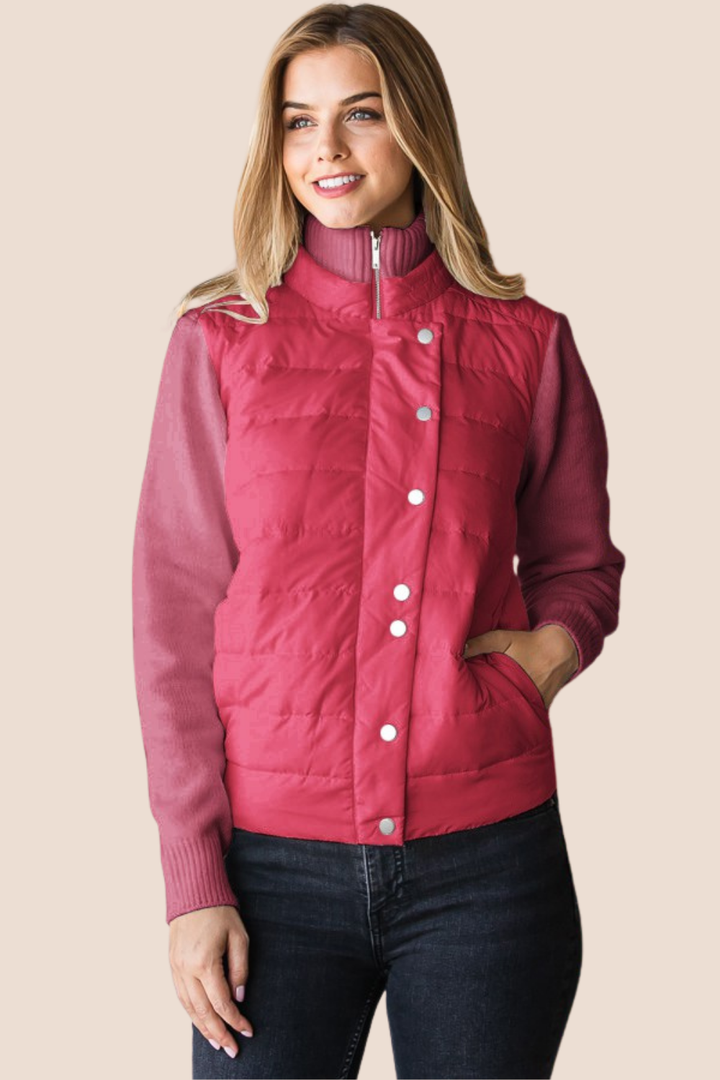 Oakley Puffer Jacket with Ribbed Detailing