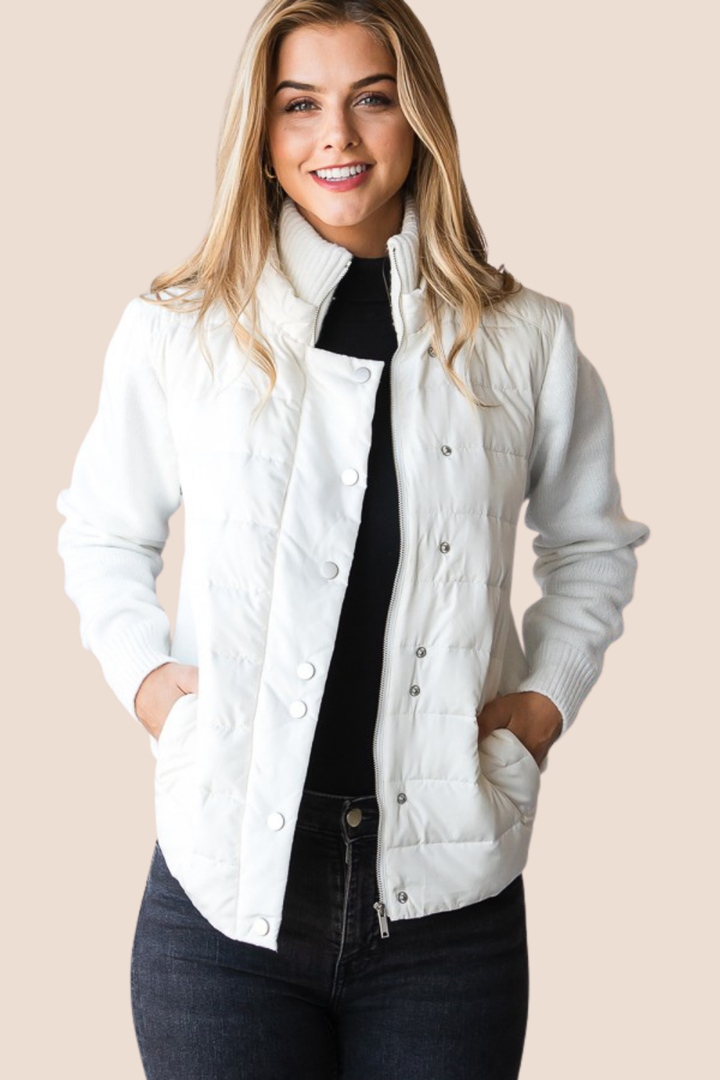 Oakley Puffer Jacket with Ribbed Detailing