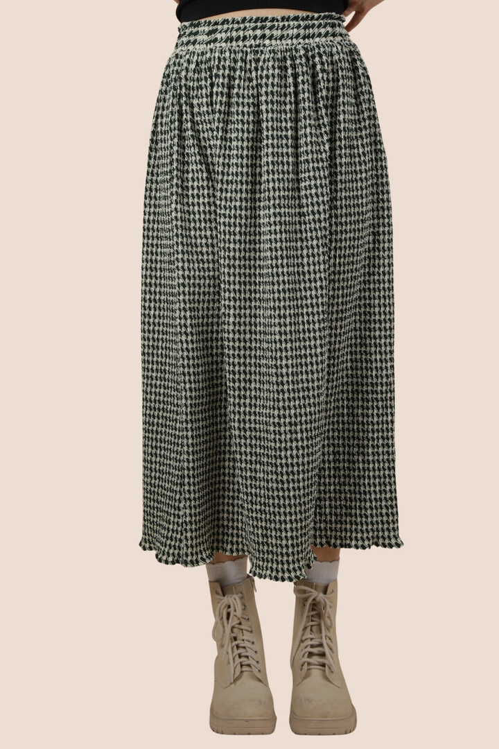Bristol Gingham Maxi Skirt