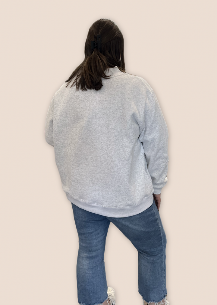 Teddy Mock Neck Old Fashion Teddy Bear Golfer Sweatshirt
