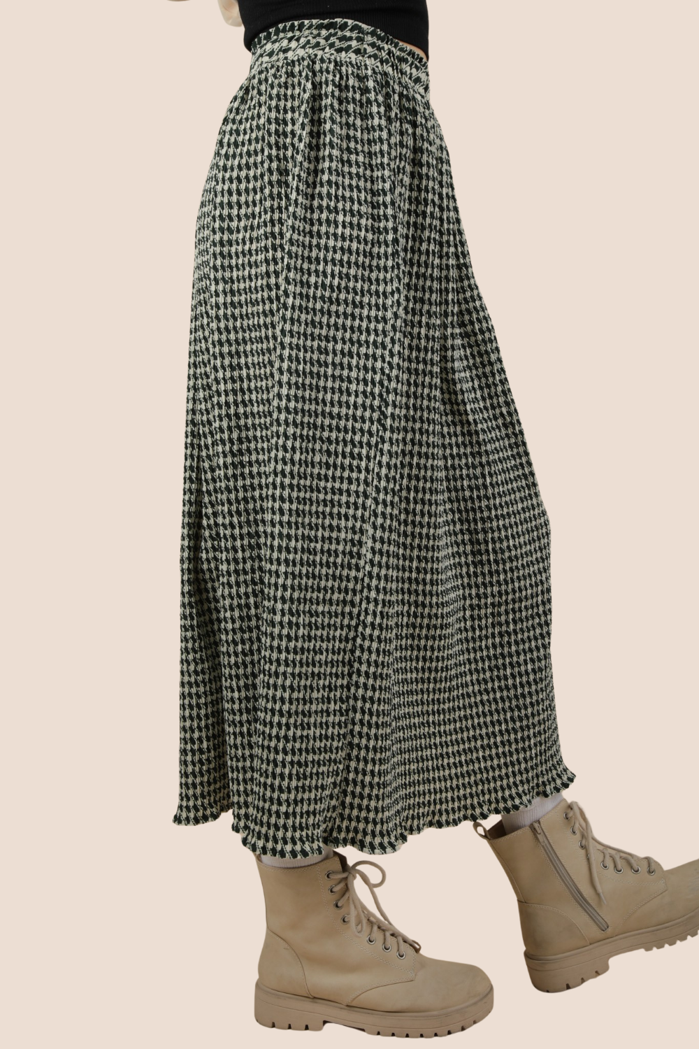 Bristol Gingham Maxi Skirt
