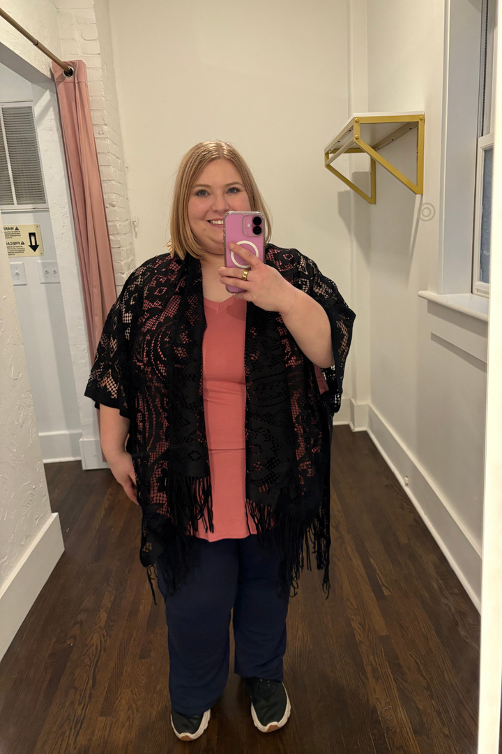 Ruana Short Sleeve Kimono