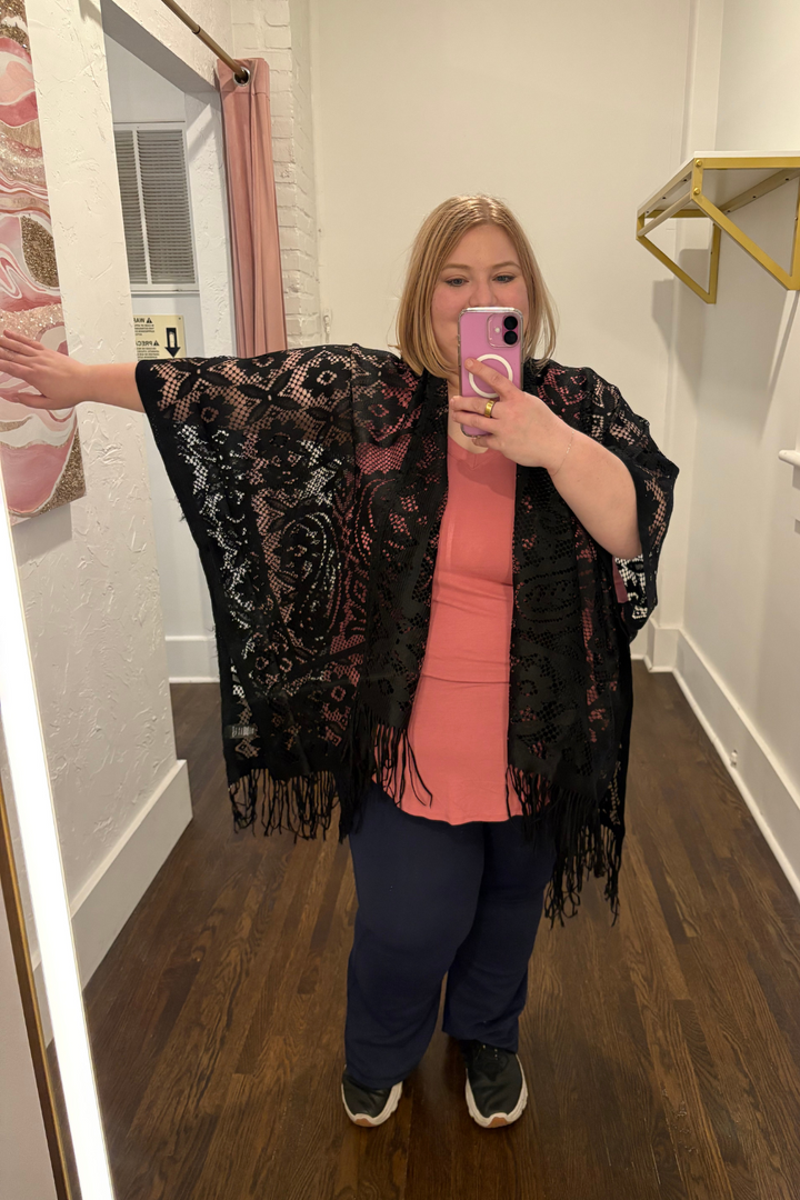 Ruana Short Sleeve Kimono