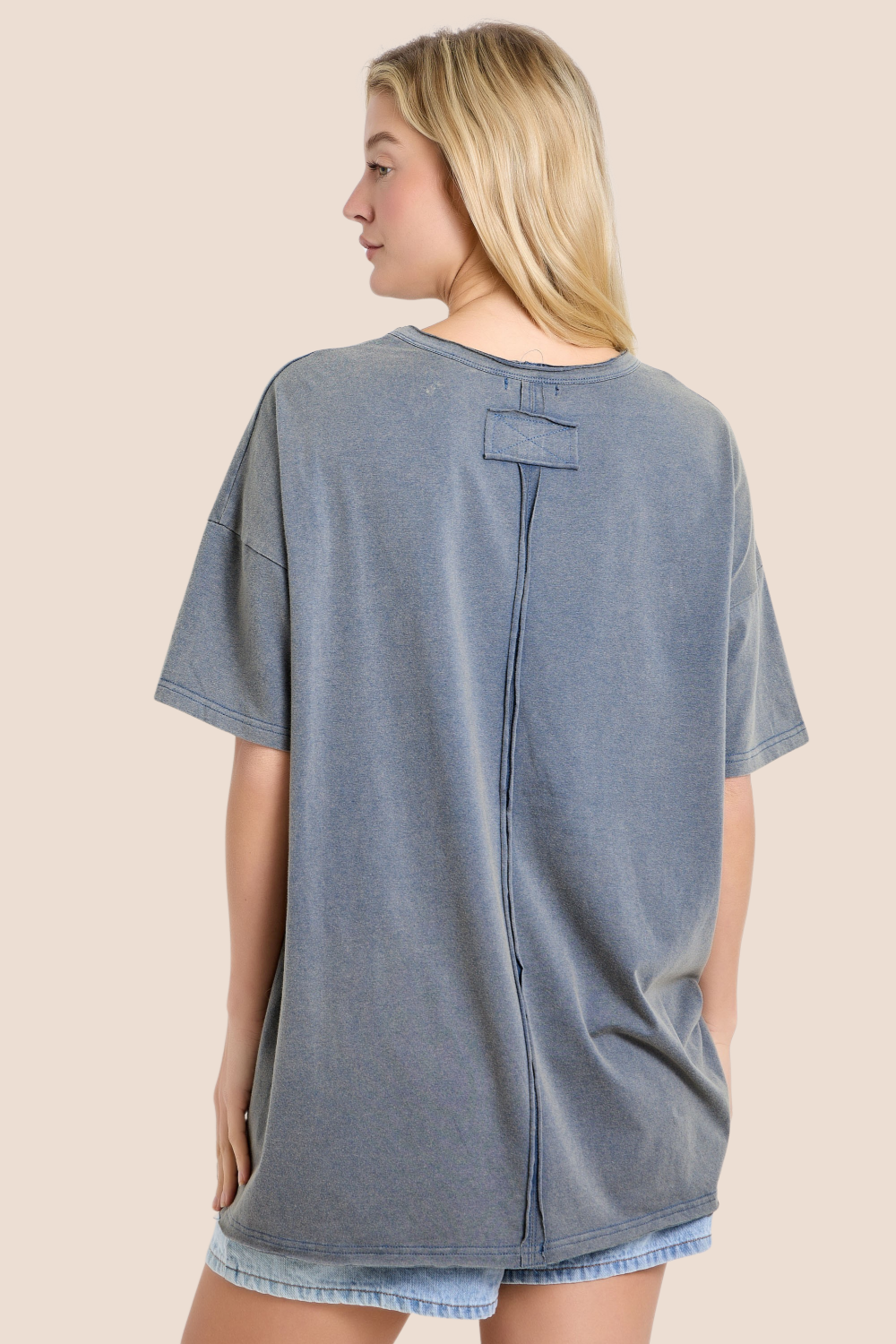Cam Retro Varsity Oversized Graphic Tee