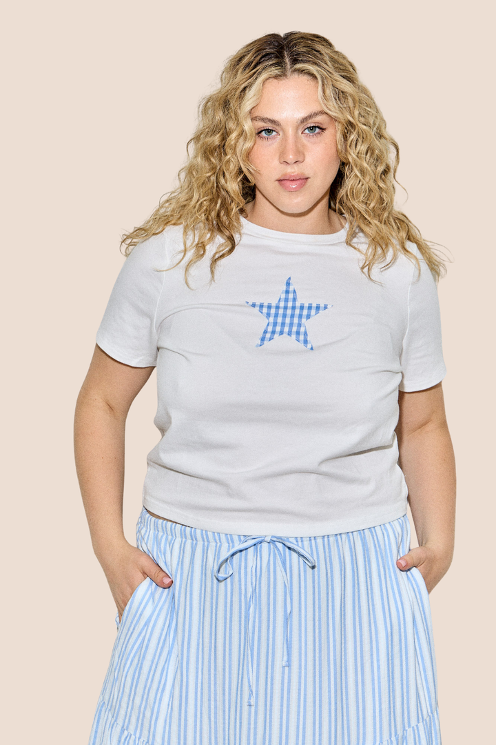 Alora Printed Star Tee