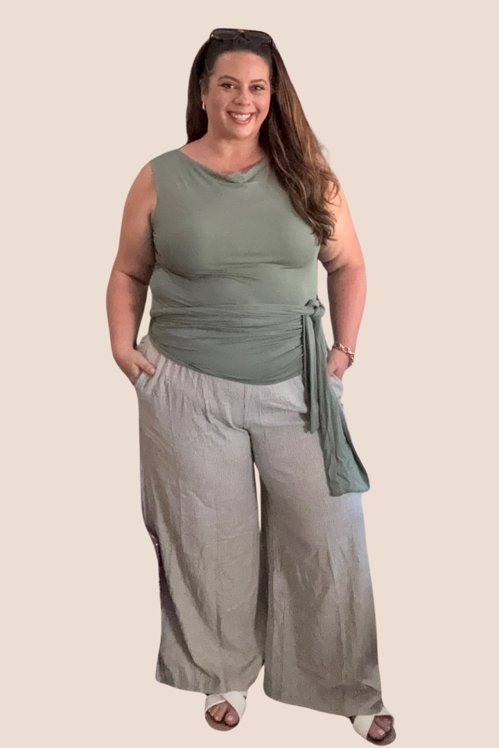 Lucia Modal Solid Sleeveless Top
