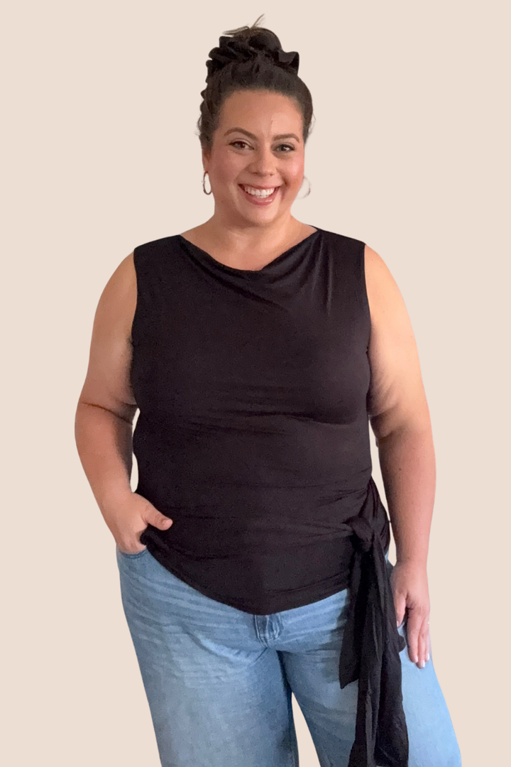 Lucia Modal Solid Sleeveless Top