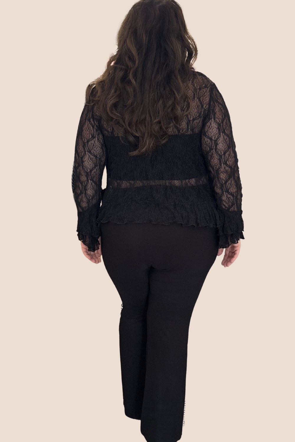 Lia Rhinestone Flare Pants
