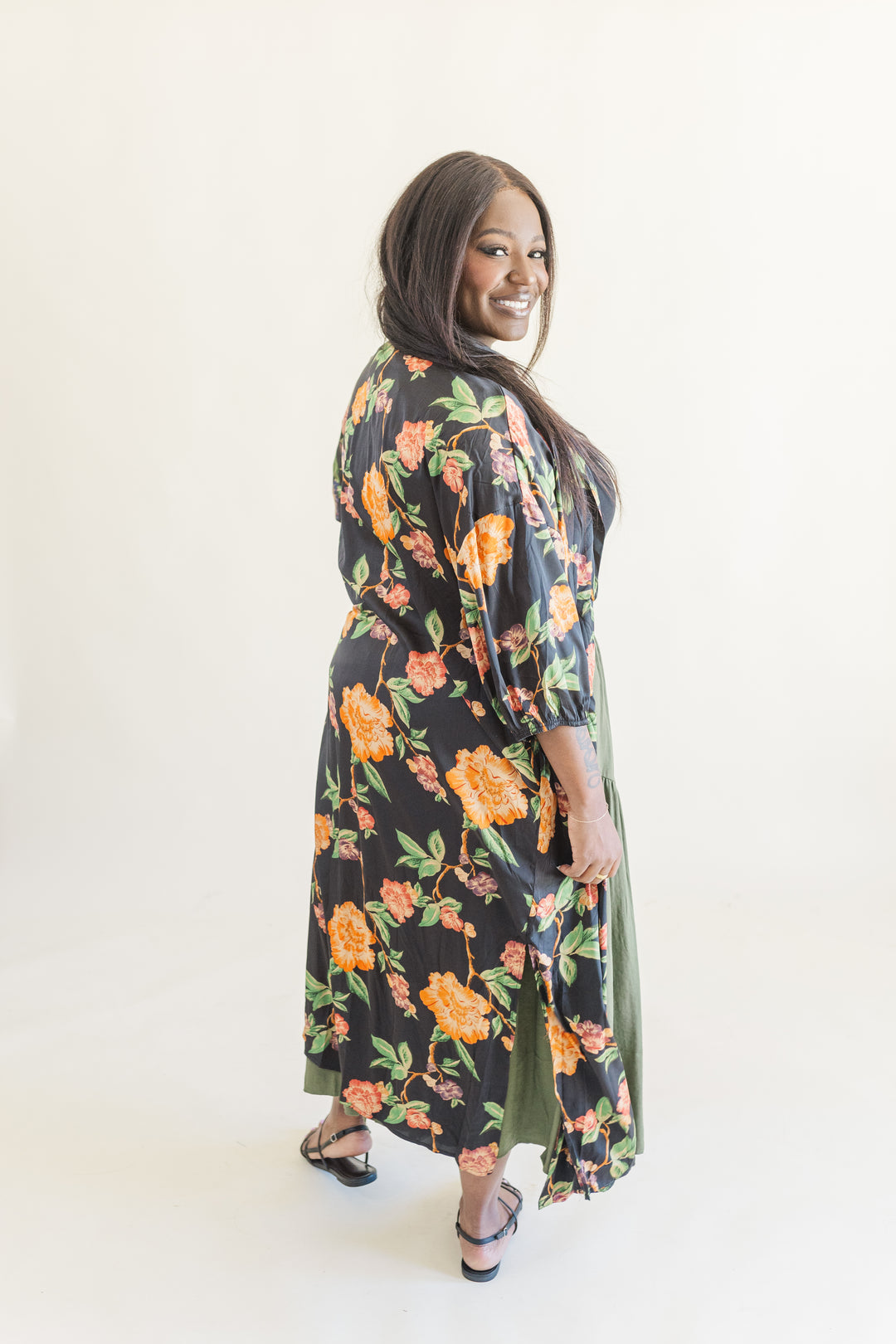 Kara Maxi Skirt in Olive