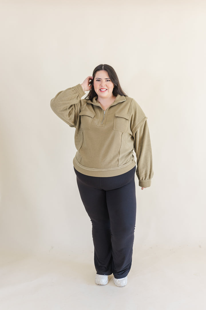 Molly Henley Quarter-Zip Pullover (Online Exclusive)