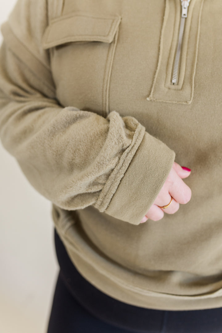 Molly Henley Quarter-Zip Pullover (Online Exclusive)