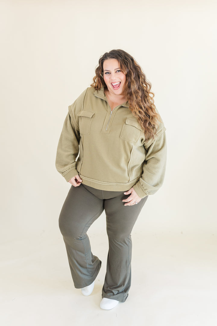 Molly Henley Quarter-Zip Pullover (Online Exclusive)