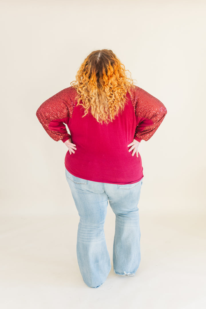 Matilda Sequin Long Sleeve Top (Online Exclusive)